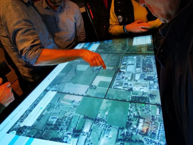 TouchTable tijdens een inspraakavond