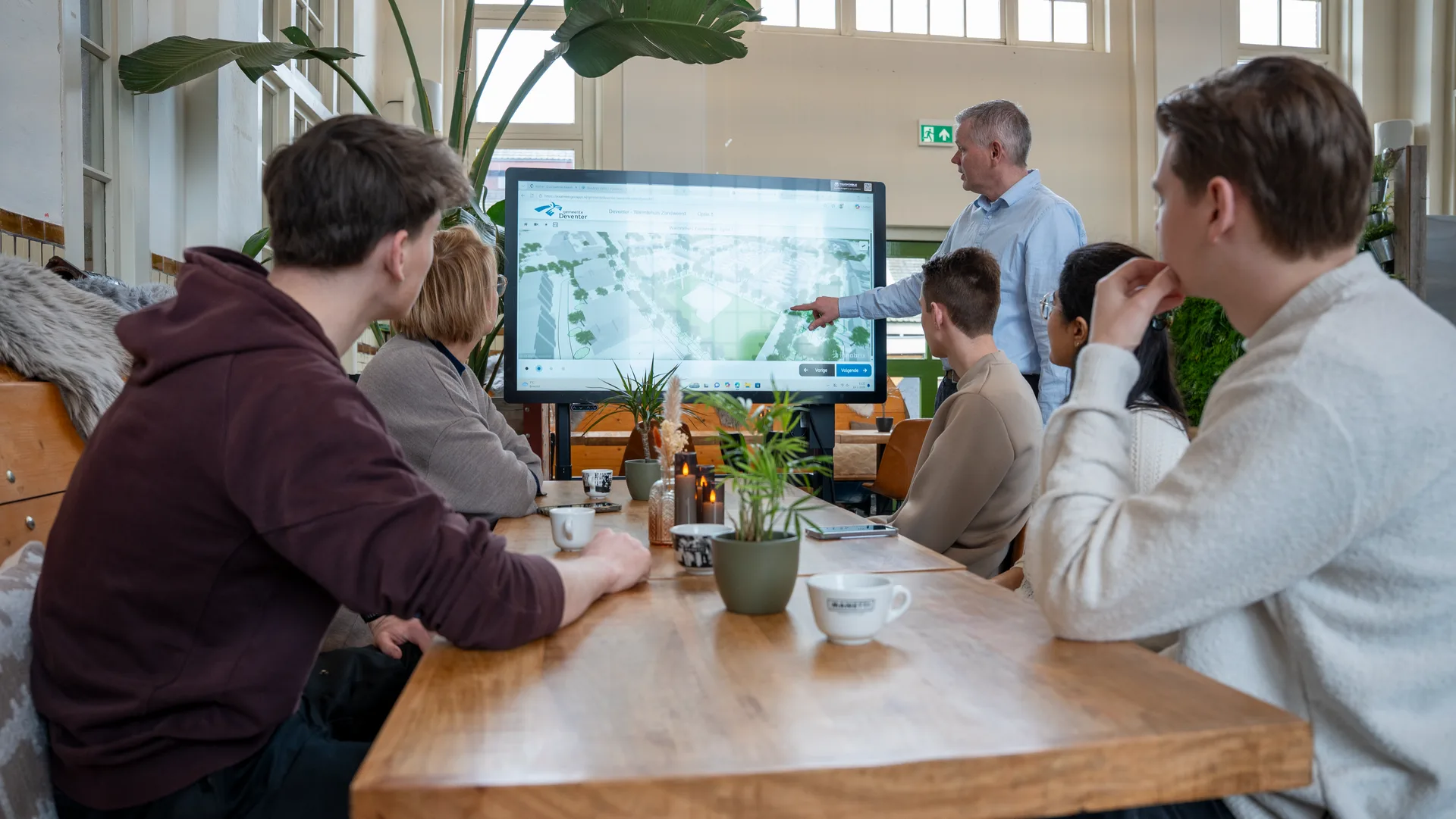 TouchTable Go at workshop or trade show