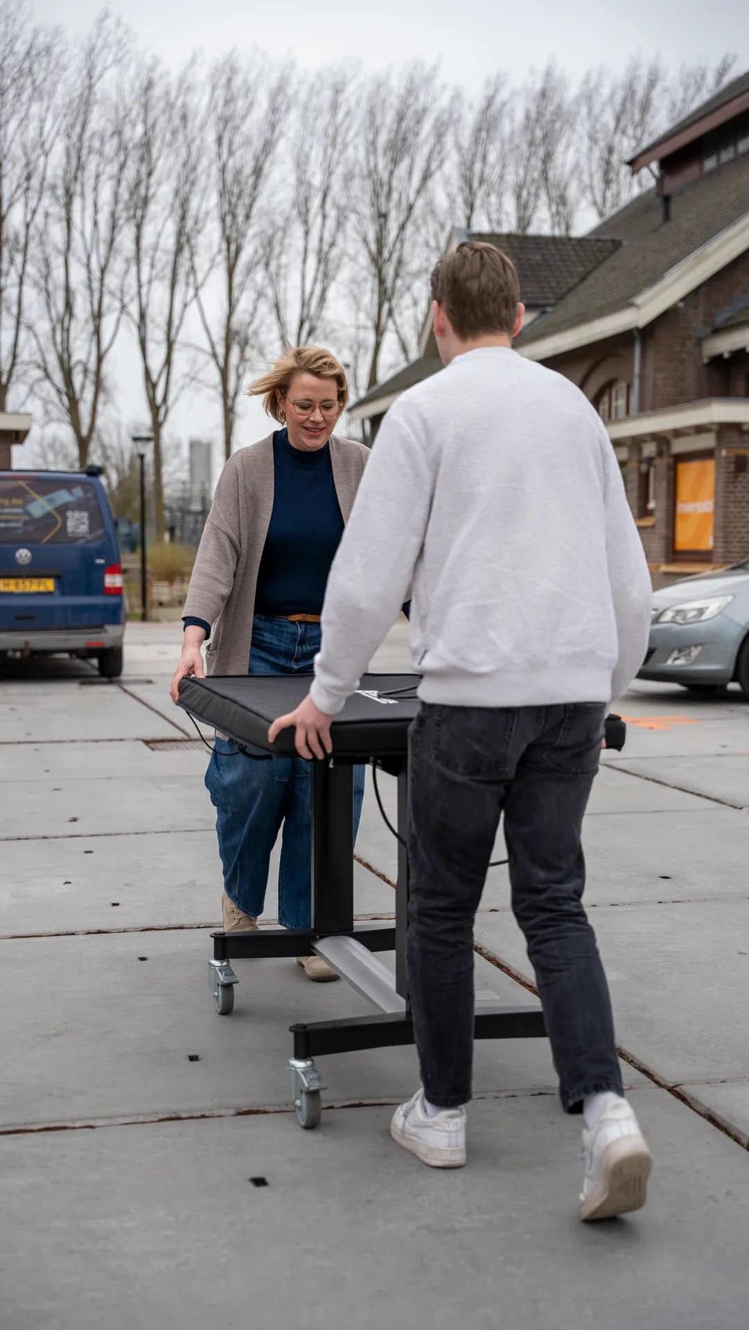 TouchTable transport outside